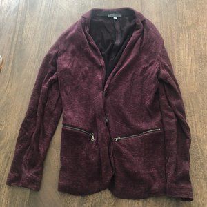 John Varvatos Knit Cardigan Oxblood M
